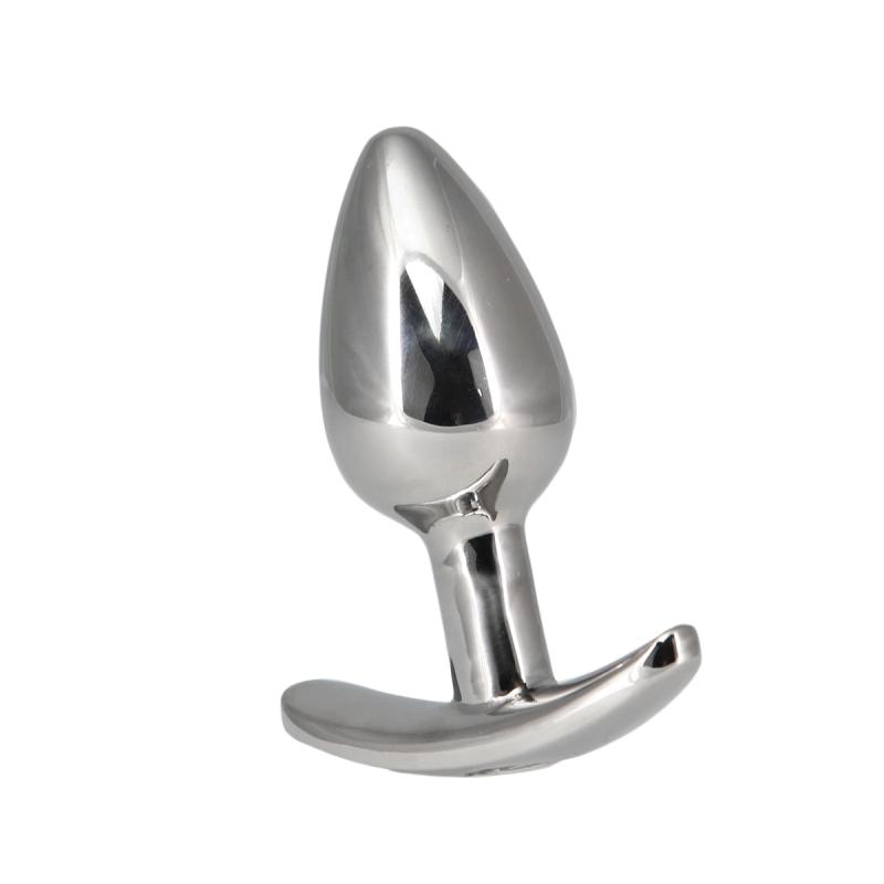 Pillow Talk  Sneaky Stainless Steel Butt Plug with Swarovski Crystal