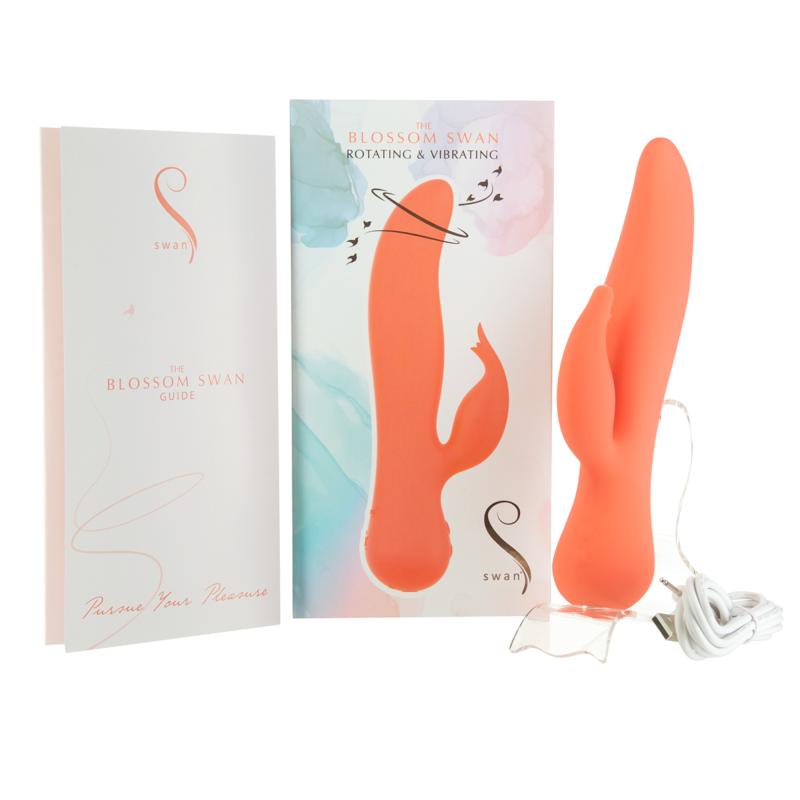 Swan - The Blossom Swan Rotating & Vibrating Peach 5