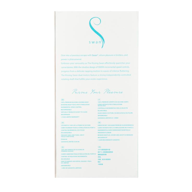 Swan - The Kissing Swan Rotating & Vibrating Blue 4