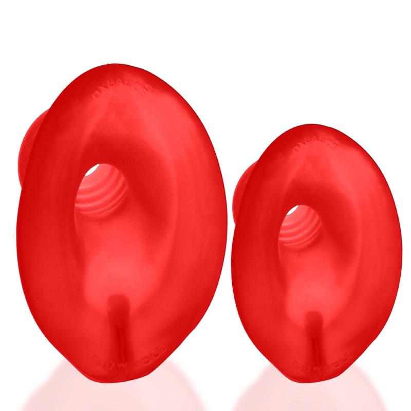 - Glowhole-2 Hollow Buttplug with Led Insert Red Morph Large 3