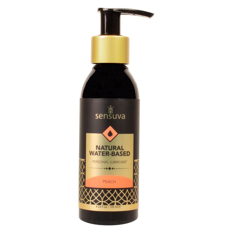 Sensuva  Natural Water-Based Personal Lubricant Peach 125 m