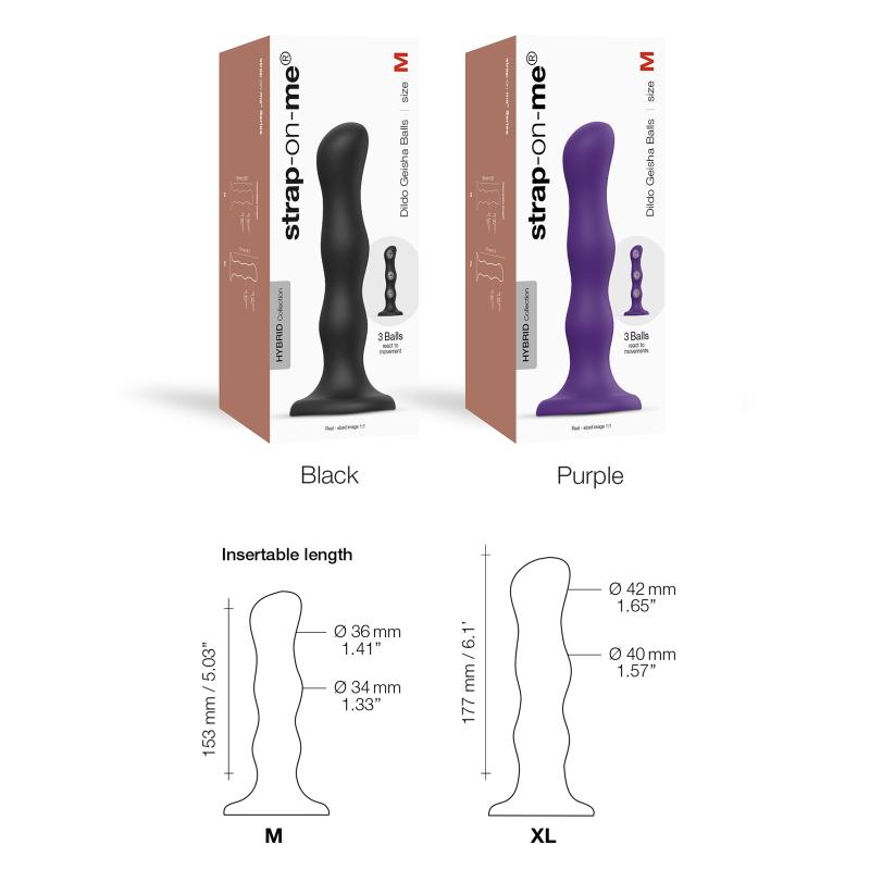 - Dildo Geisha Ball Purple XL 2