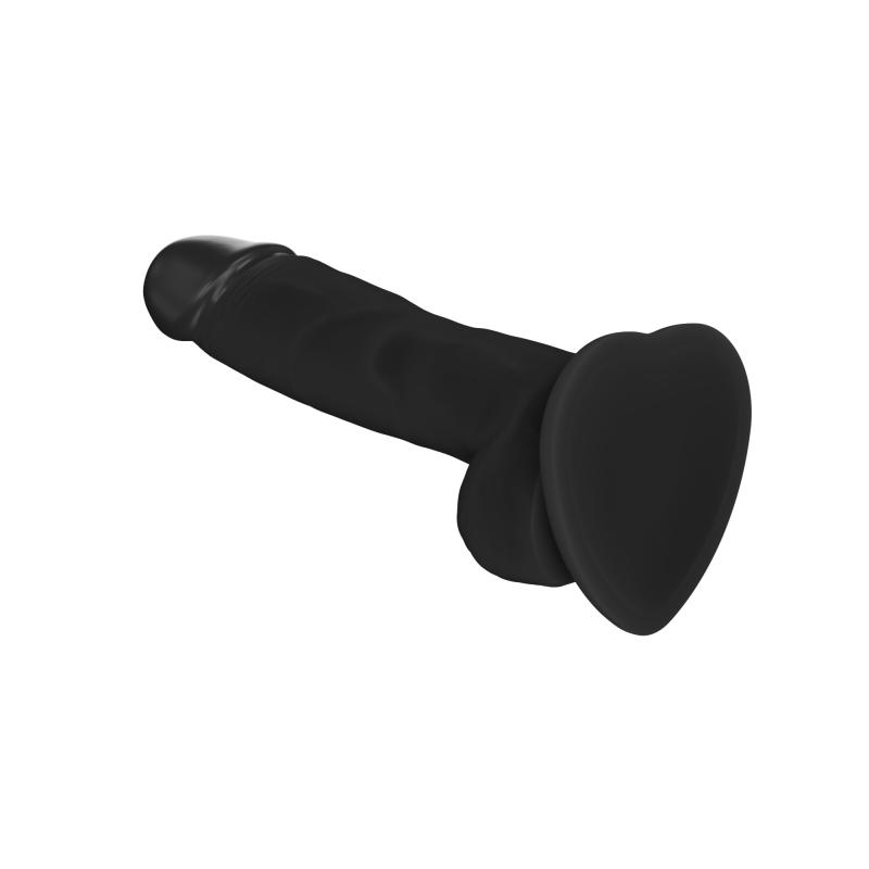 - Soft Realistic Dildo Black S 2