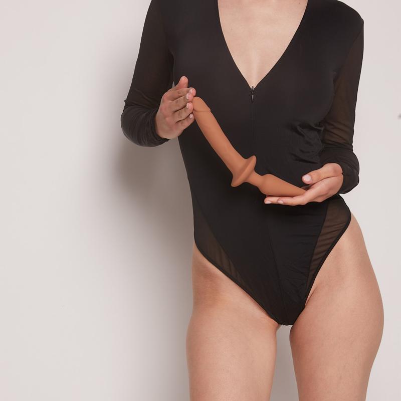 - Switch  Plug-in Realistic Dildo Caramel XXL 4