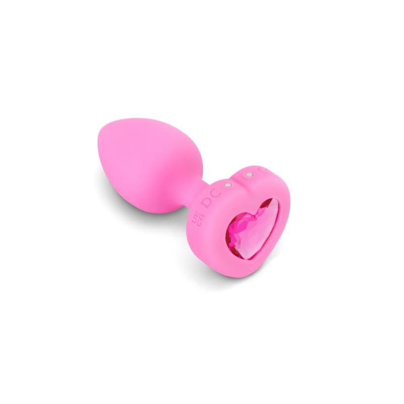 - Vibrating Heart Plug S/M Pink 2