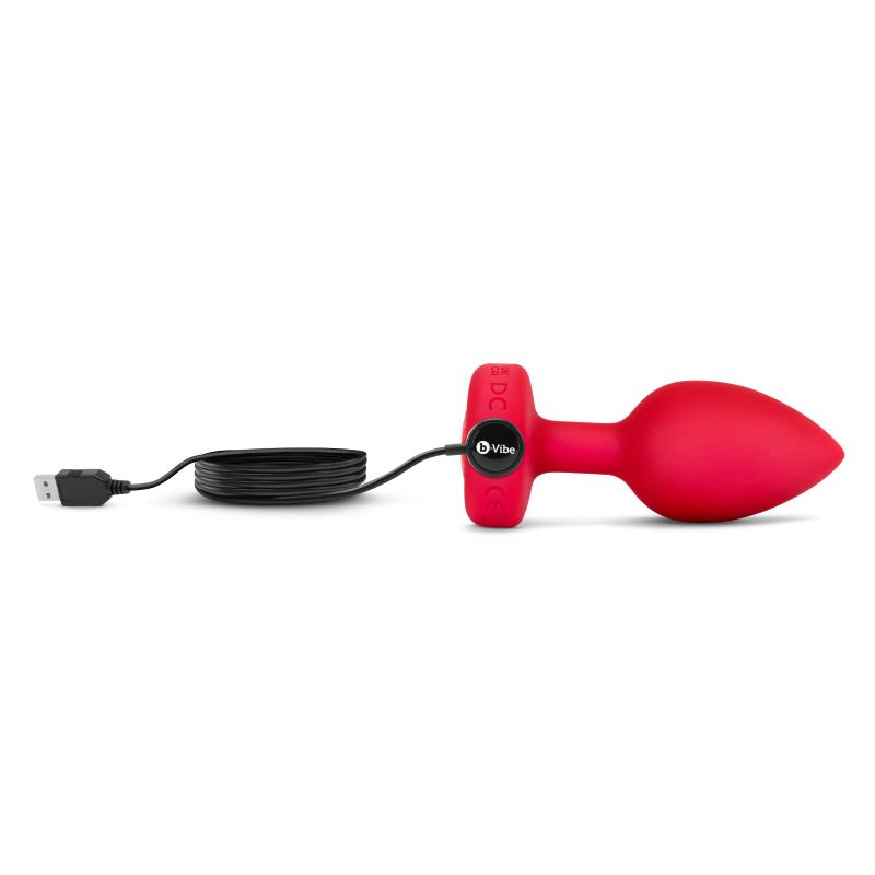 - Vibrating Heart Plug M/L Red 3