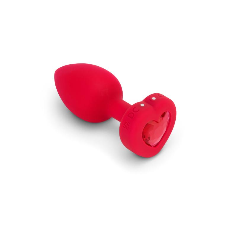 - Vibrating Heart Plug M/L Red 2