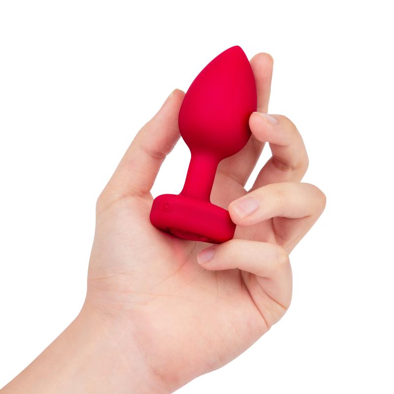 - Vibrating Heart Plug M/L Red 4