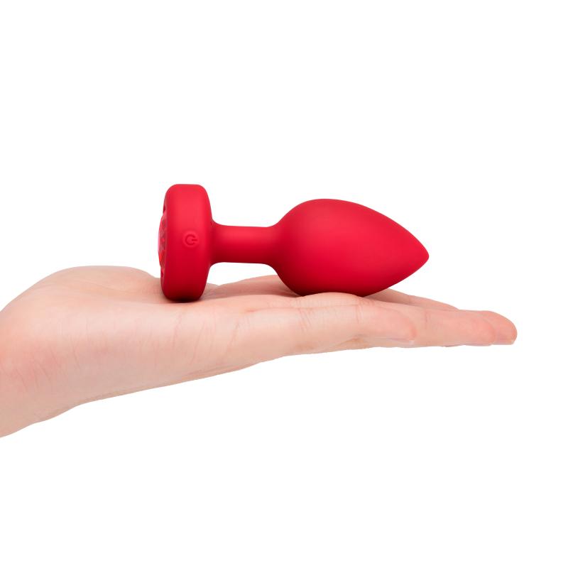 - Vibrating Heart Plug M/L Red 5