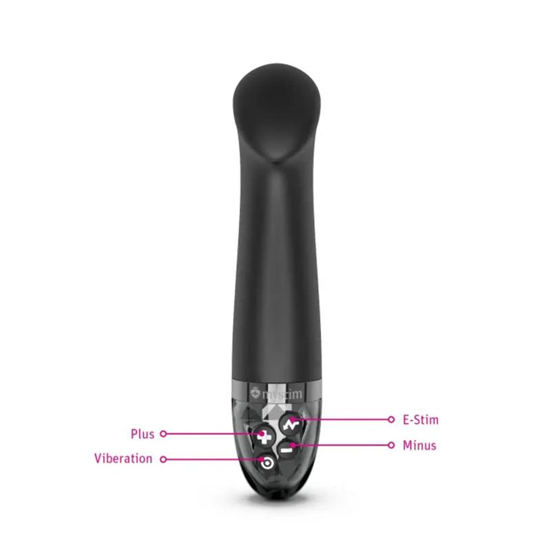 - Right On Ron eStim Vibrator Black 3
