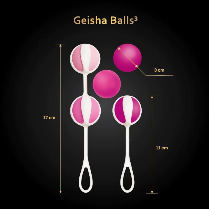 Gvibe - Geisha Balls 3 Sugar Pink 3