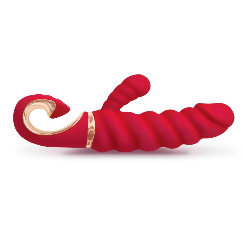 – GCANDY MINI Vibromasseur Double Moteur – Rouge 2