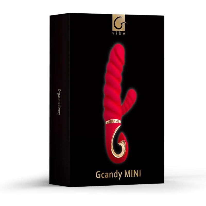 – GCANDY MINI Vibromasseur Double Moteur – Rouge 3