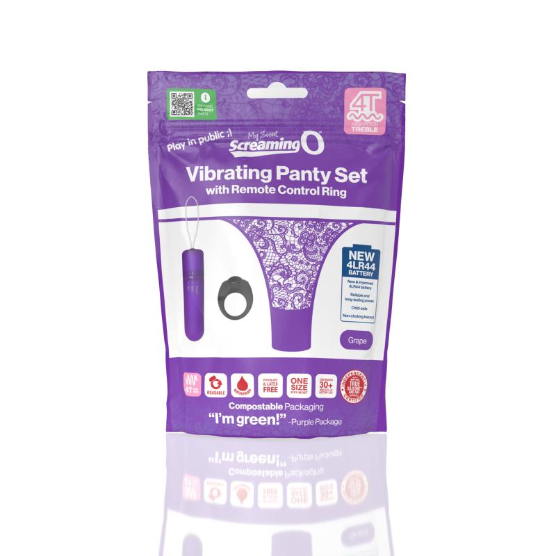 - My Secret Screaming O 4T Panty Vibe Grape 4