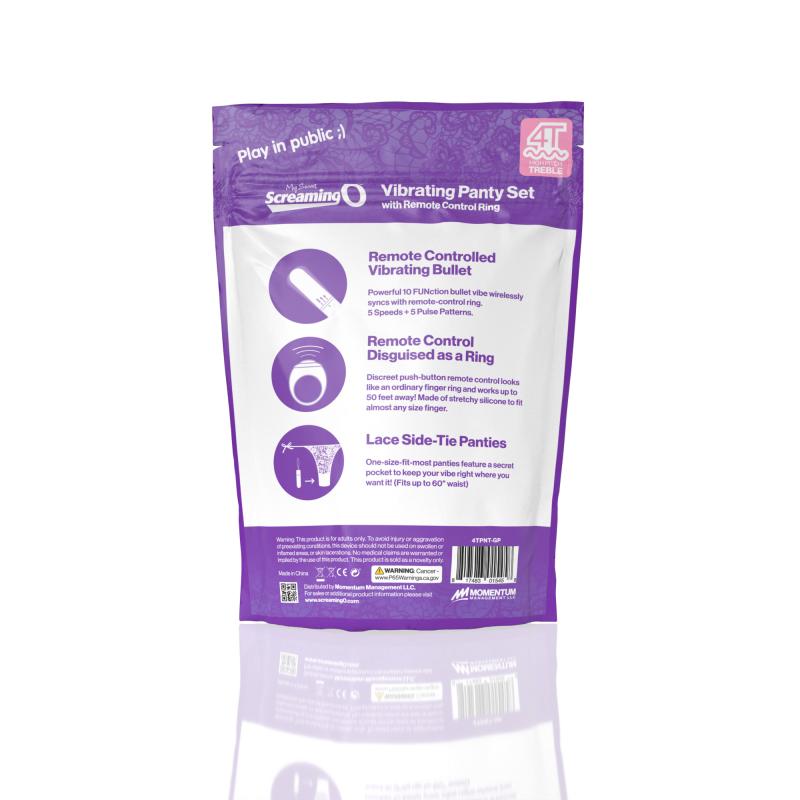 - My Secret Screaming O 4T Panty Vibe Grape 5