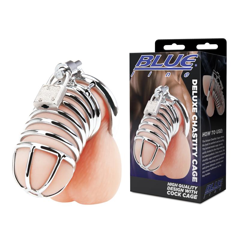 Blueline - Deluxe Chastity Cage 5