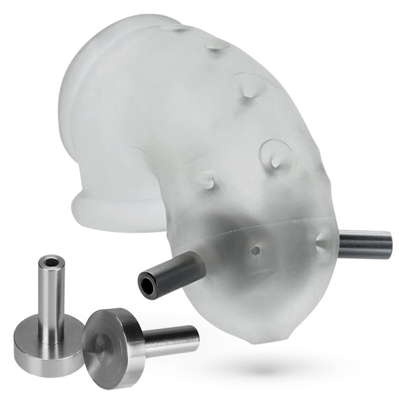- Airlock Electro Air-Lite Vented Chastity Clear Ice 2