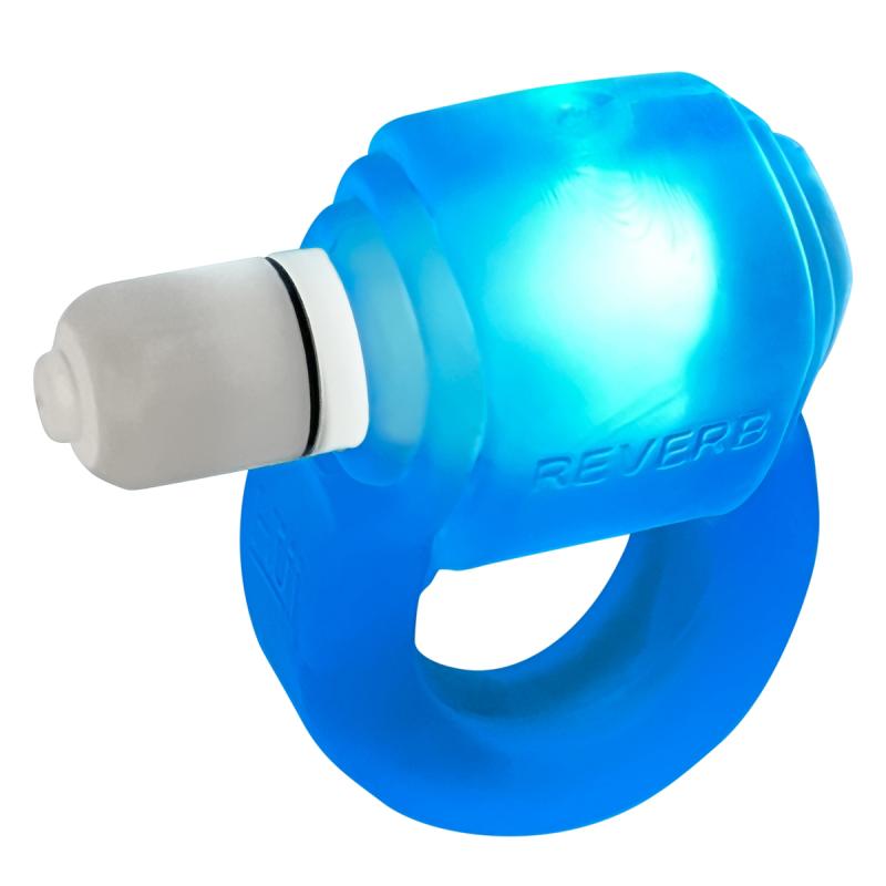 - Glowdick Cockring With Led Blue Ice 2