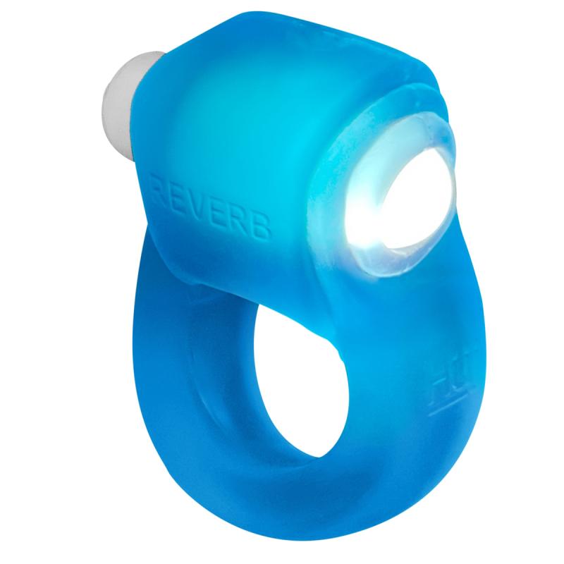 - Glowdick Cockring With Led Blue Ice 3