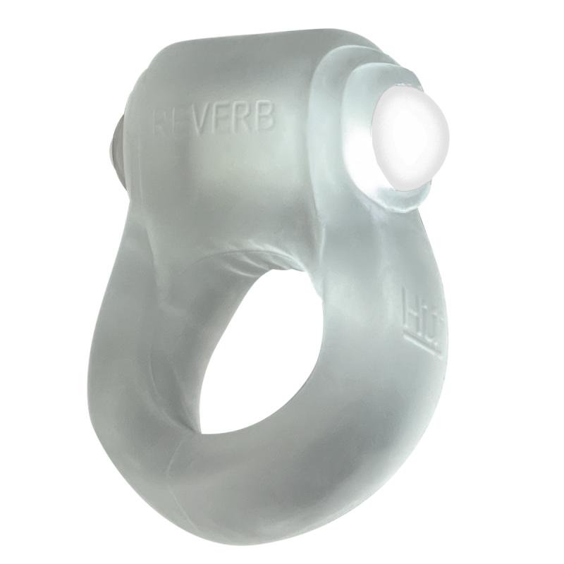 - Glowdick Cockring With Led Clear Ice 2