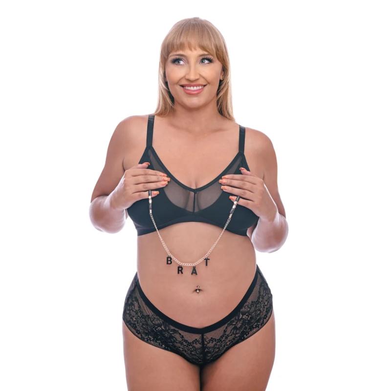 - Sex & Mischief Brat Charmed Nipple Clamps 7