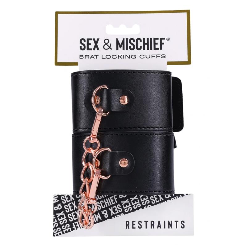 - Sex & Mischief Brat Locking Cuffs 5