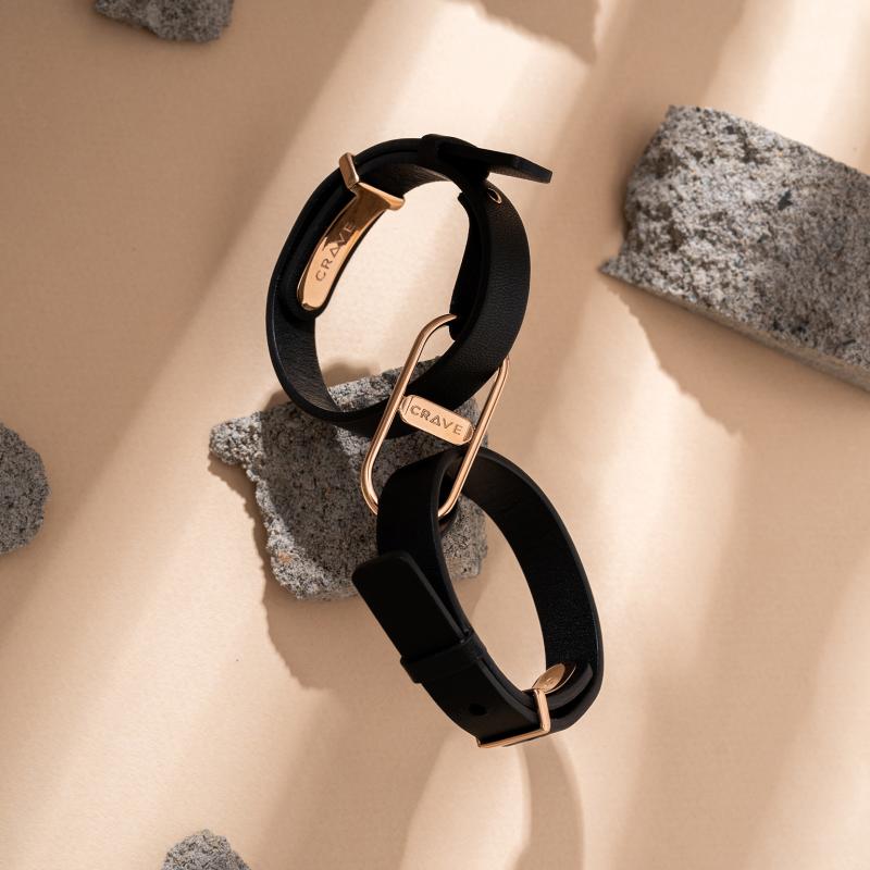 - ICON Cuffs Black/Rose Gold 4