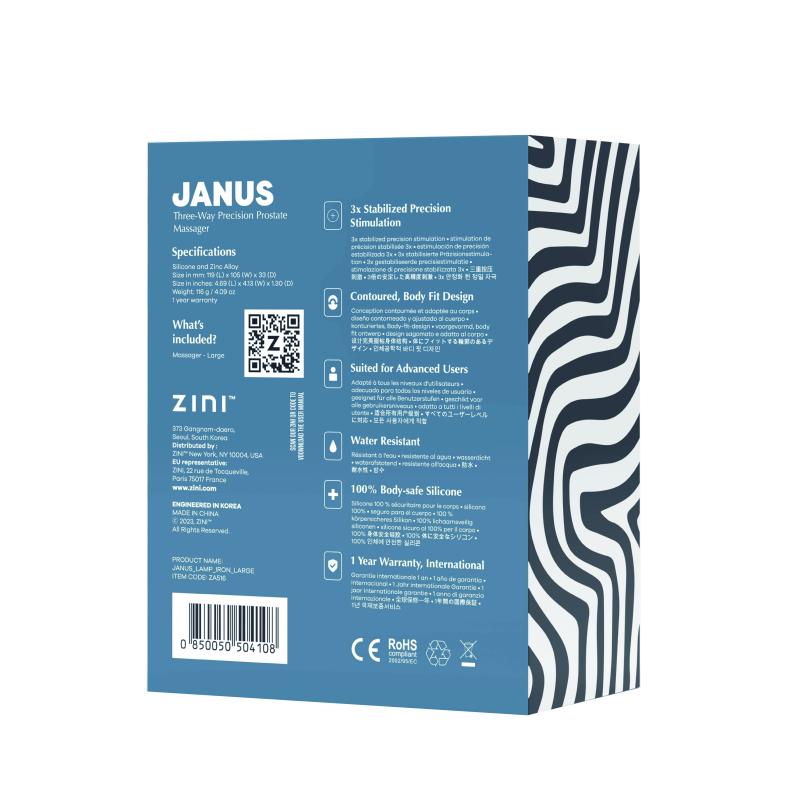 Zini – JANUS LAMP IRON Stimulateur Prostatique – Rouge (L) 4