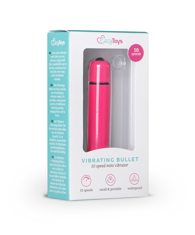 EasyToys - Vibromasseur bullet 10 vitesses - Rose 2
