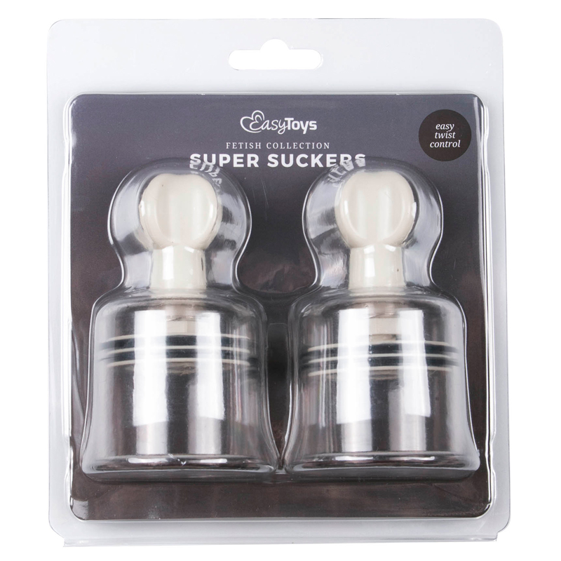 Ventouses de clitoris et tétons, Taille L, 2 pièces 2