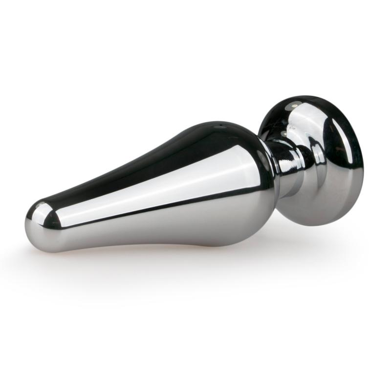 EasyToys - Plug anal métallique long - Diamant rose - L 3