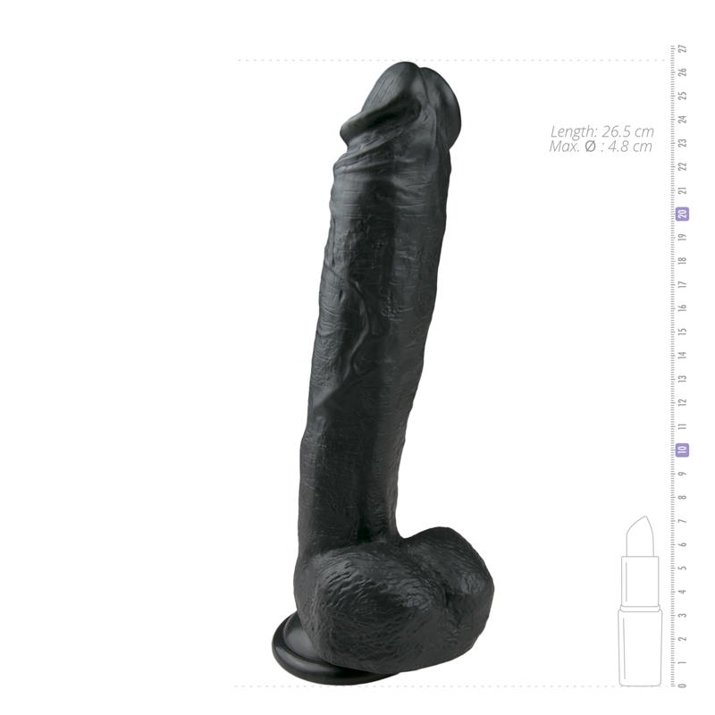 Realistic Dildo Black - 26,5 cm image