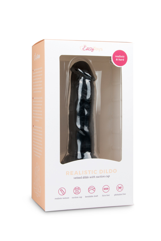 EasyToys - Gode très réaliste 15,5 cm - Noir 2