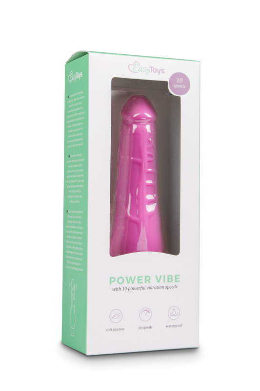 Vibromasseur réaliste en silicone rose 2