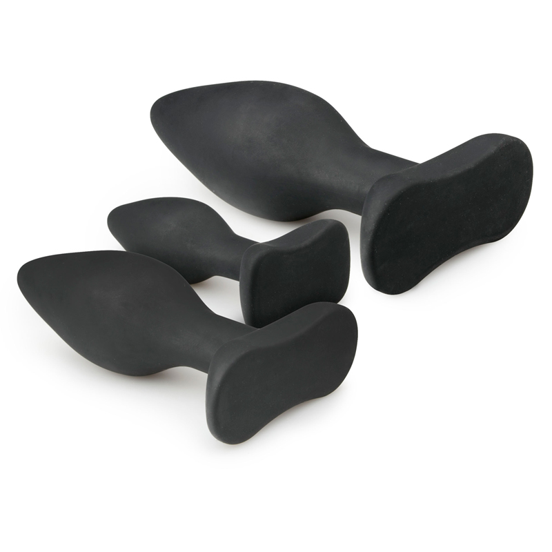 Black Silicone Buttplug Set image