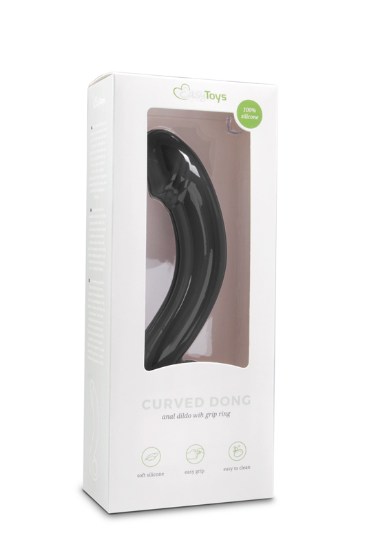 Easytoys - Gode de prostate en silicone - Noir 2