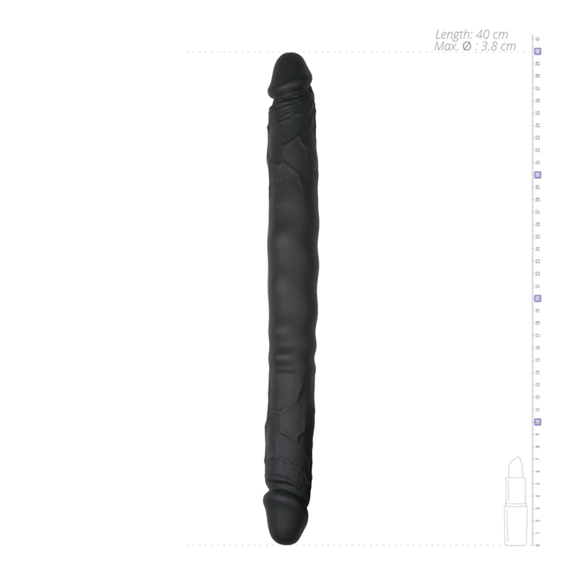 Double Ended Dildo - Black image