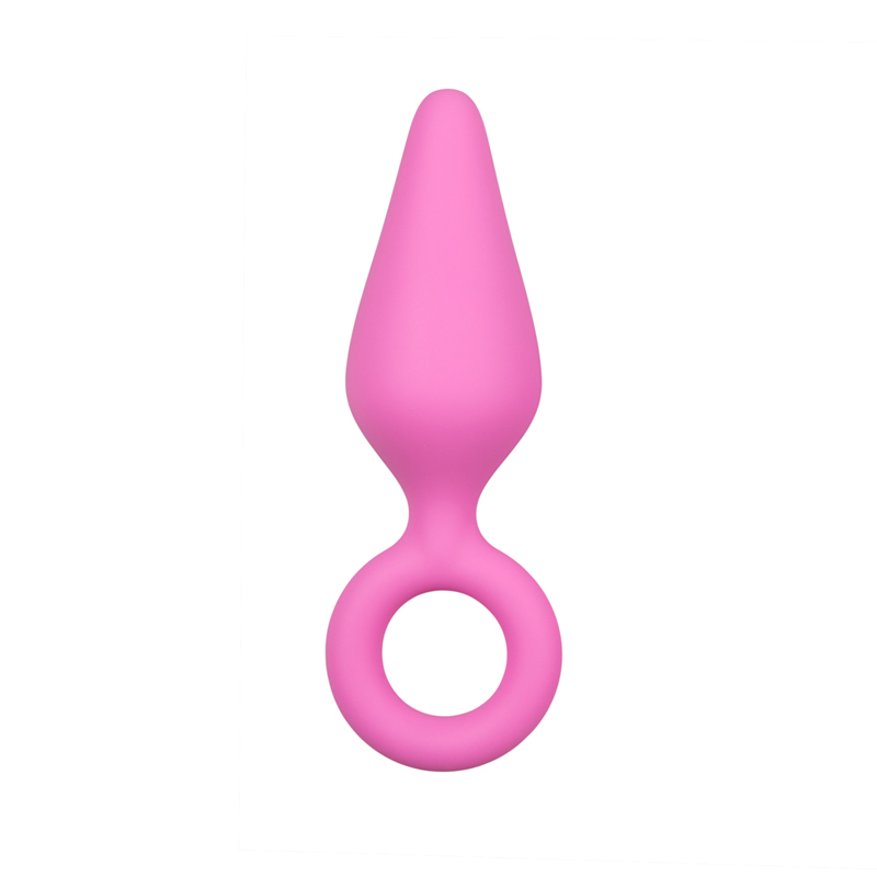 ΣΦΗΝΕΣ ΠΡΩΚΤΟΥ Pink Buttplugs With Pull Ring - Set image