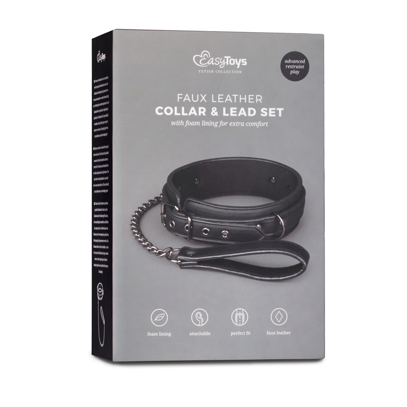 Fetish collar with leash image