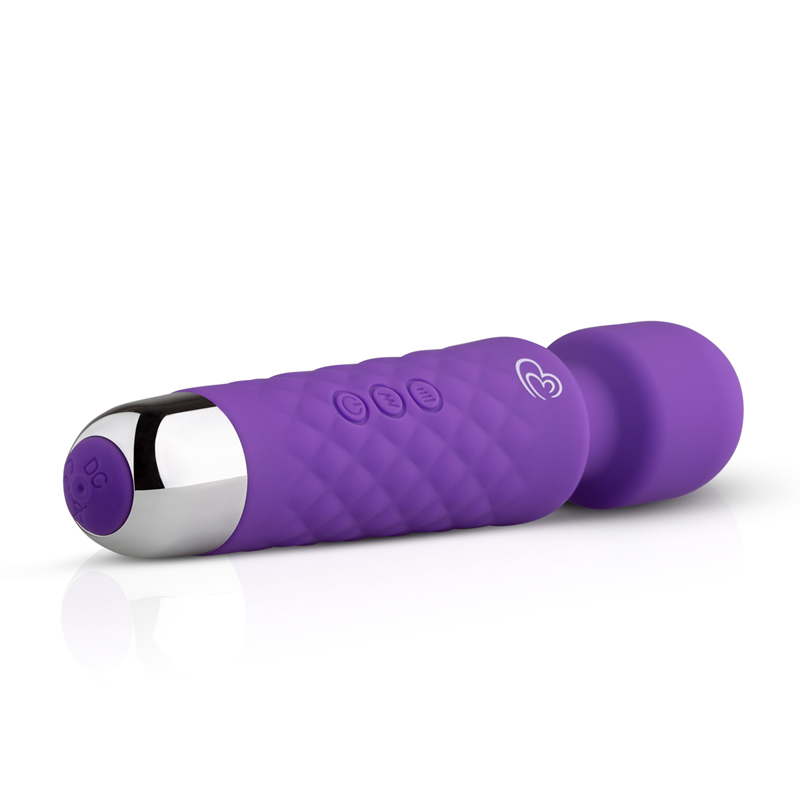 EasyToys Mini Wand Vibrator - Purple image