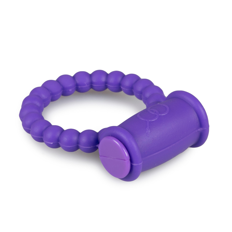 EasyToys - Anneau pénien avec vibromasseur - Violet 2