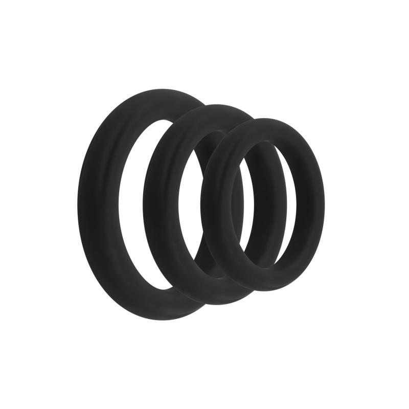 Silicone Cock Ring 3- piece set image
