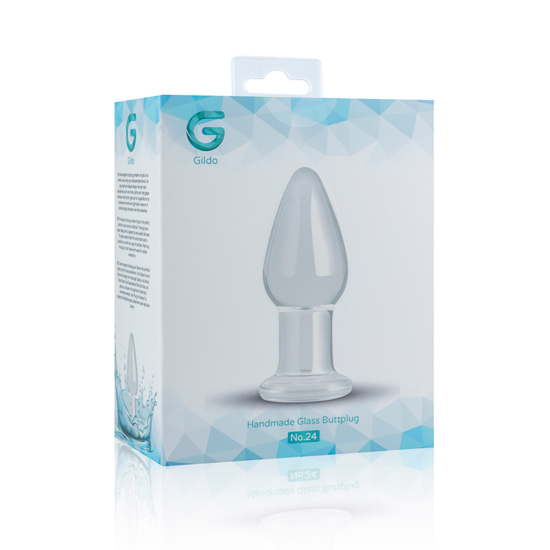 Clear Glass Buttplug image