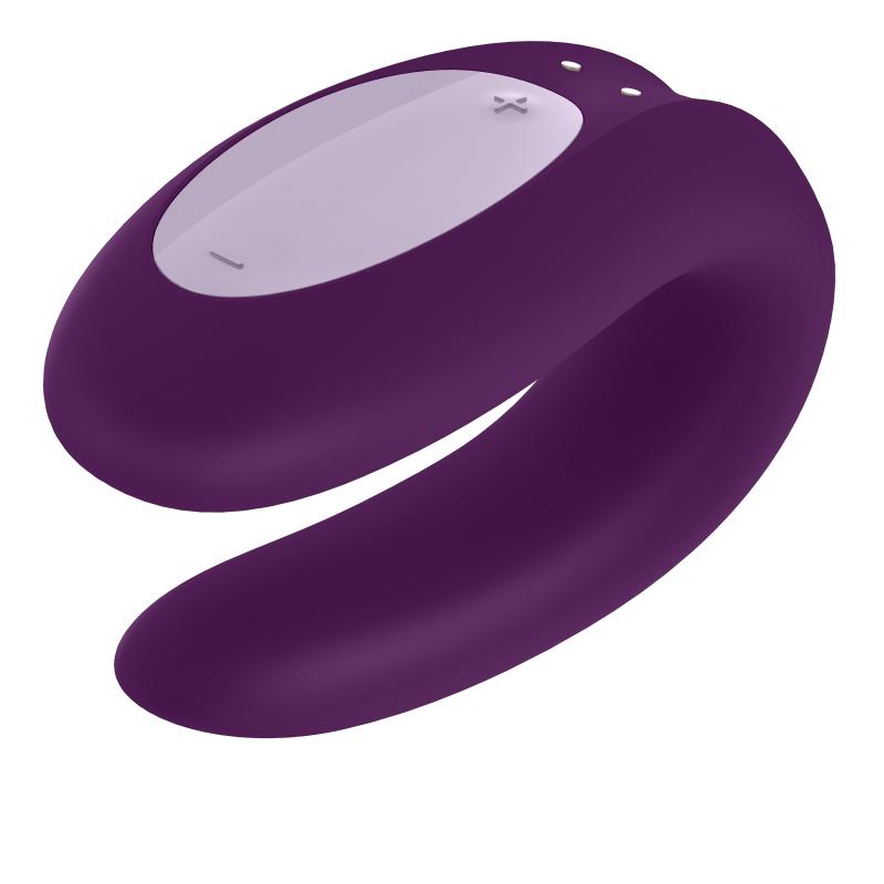 Vibrador para Parejas Satisfyer Double Joy - Púrpura