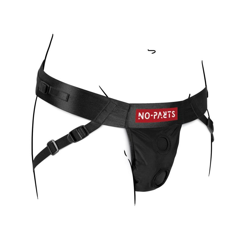 - Harnais pour gode-ceinture ajustable avec deux anneaux 2