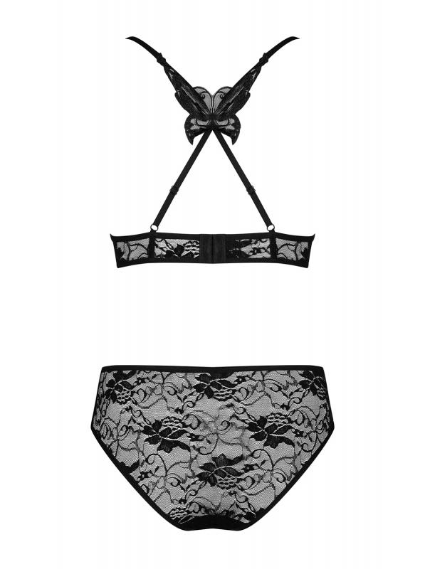 Kokietta 2-piece Lace Bra Set - Black image