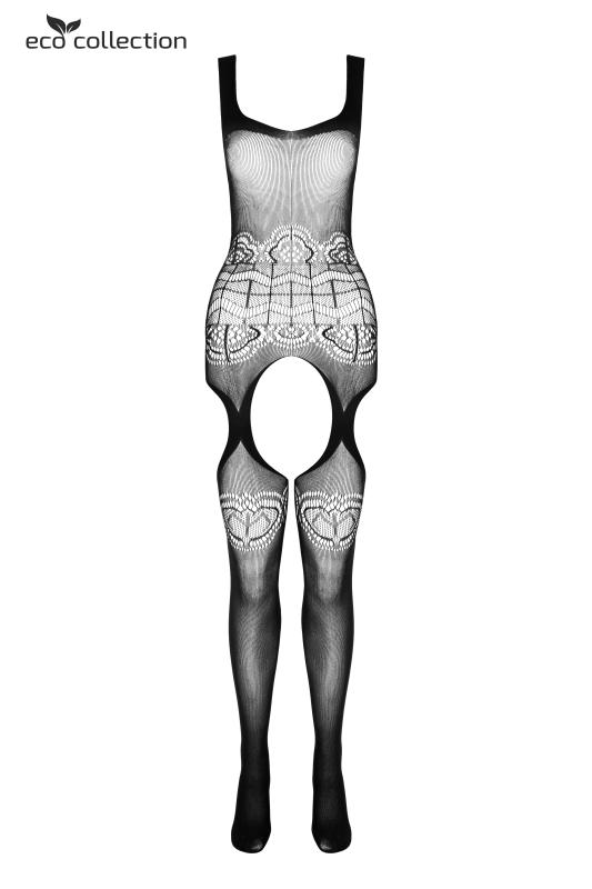 Combinaison avec jarretelles noire 3