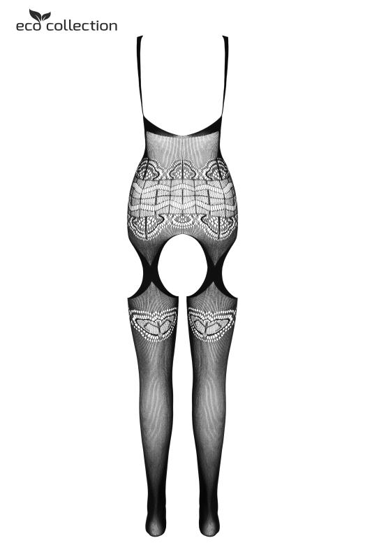 Combinaison avec jarretelles noire 4