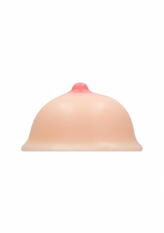 Jabón con forma de seno envuelto para regalo