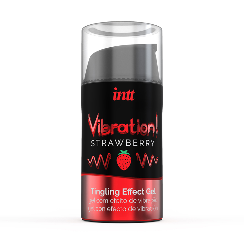 ¡Vibración! Strawberry Tingling Gel